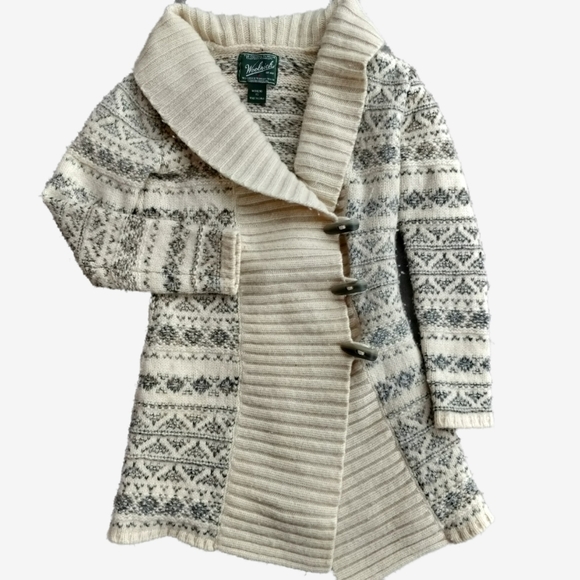 Woolrich Sweaters - ☕2/$50 Woolrich Button Down Cream Aztec Sweater